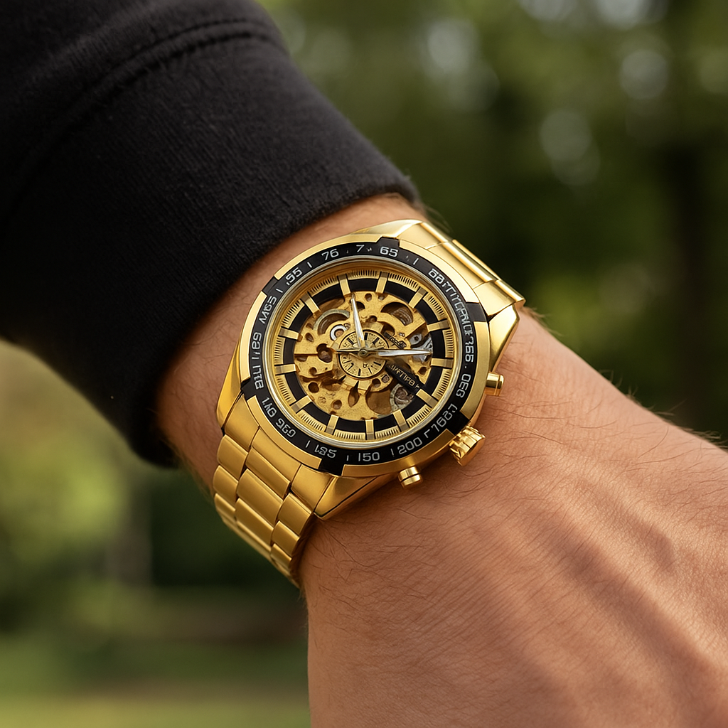 Reloj Gladiador dorado