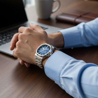 🕔 Reloj Poedagar 613– Acero Inoxidable