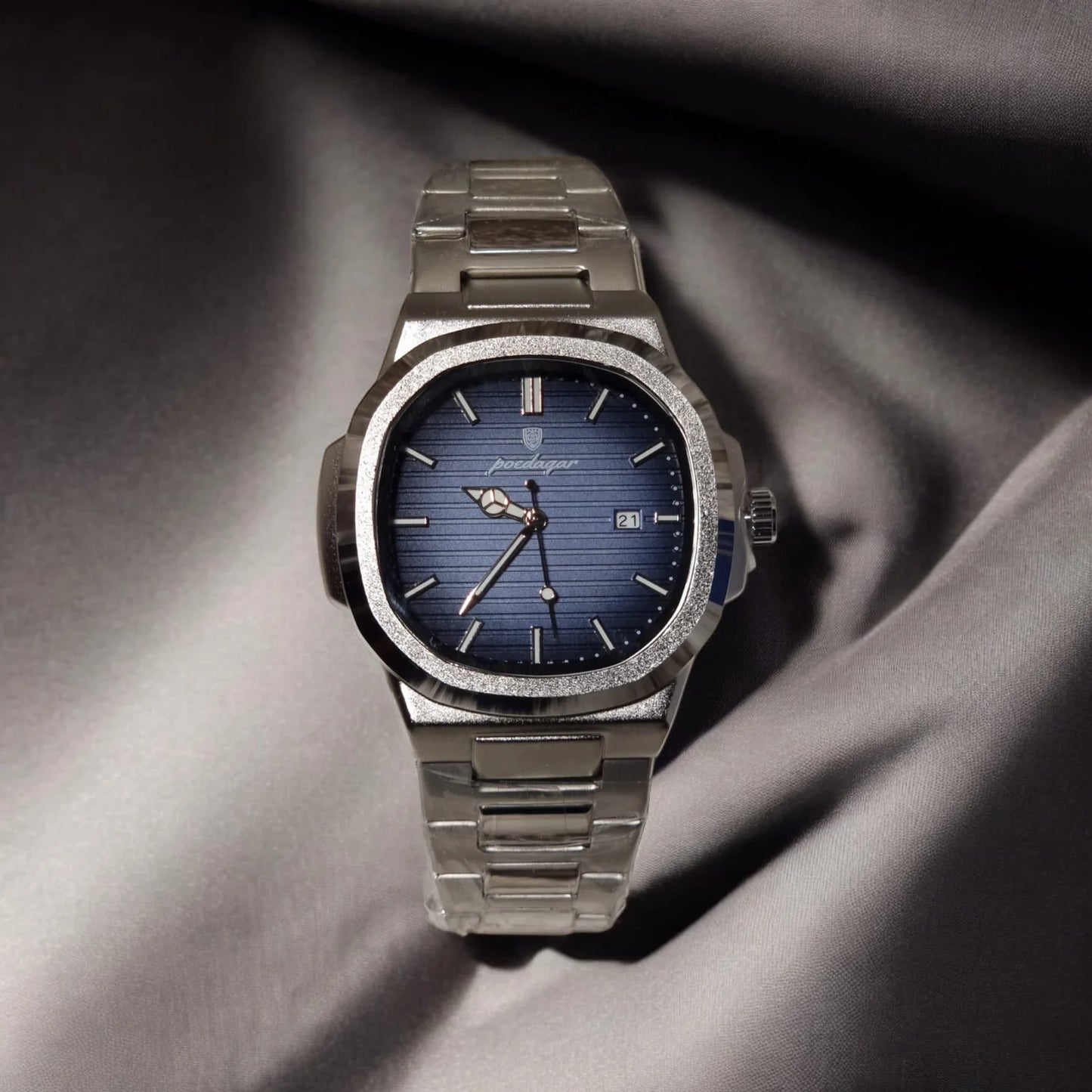 🕔 Reloj Poedagar 613– Acero Inoxidable