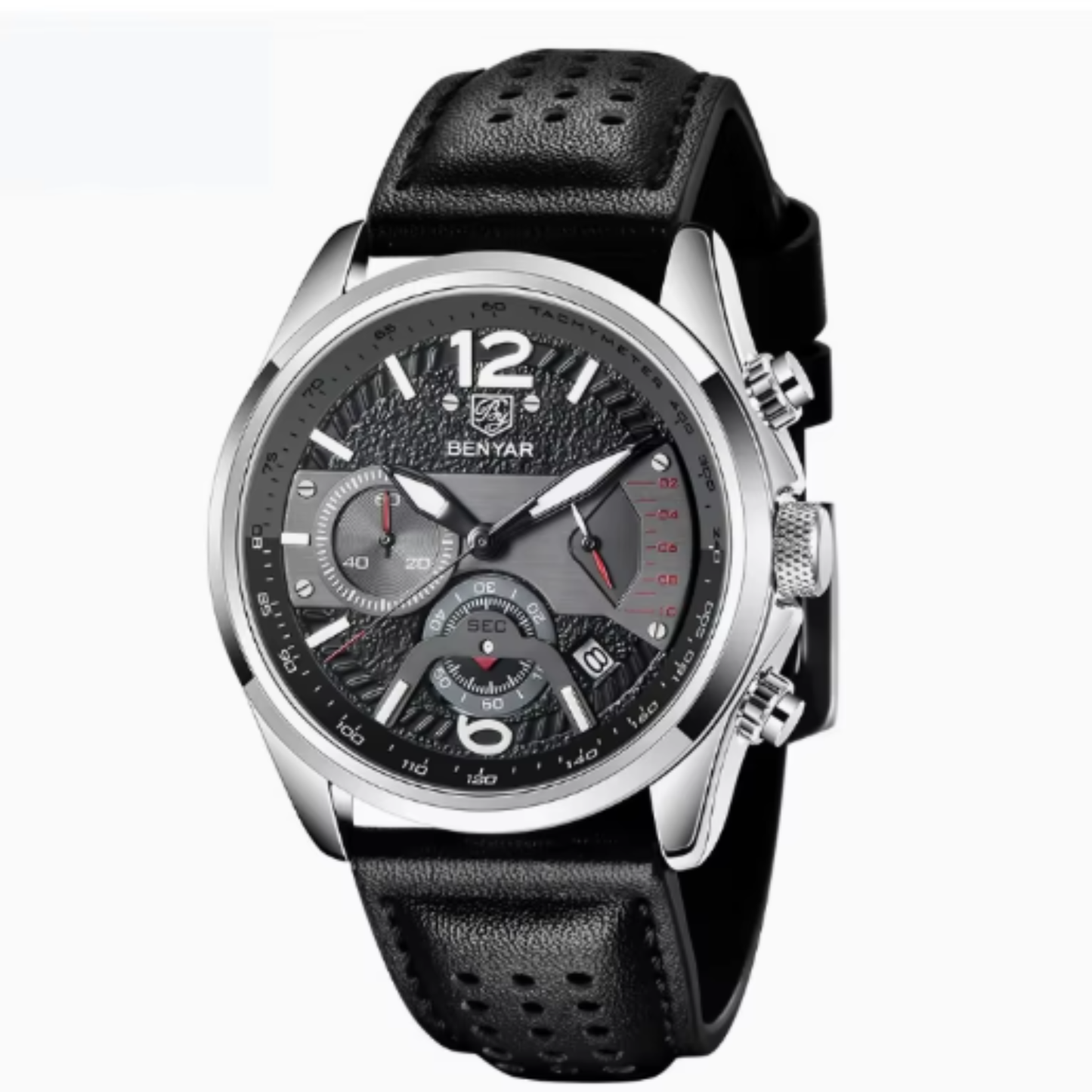 BENYAR Cronógrafo Racing Leather Edition